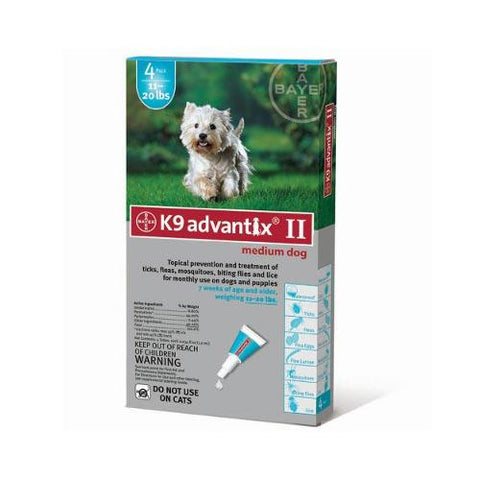 Flea and Tick Control for Dogs 10-22 lbs 4 Month Supply Advantix 