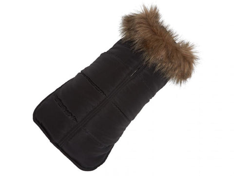 Winter Dog Jacket - Up Country Aspen Puffer Coat Black Dog Jackets UpCountryInc 