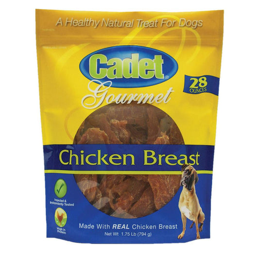 Premium Gourmet Chicken Breast Treats 28 ounces Cadet 