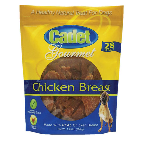 Premium Gourmet Chicken Breast Treats 28 ounces Cadet 