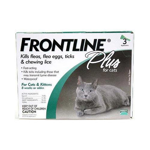 Flea Control Plus for All Cats And Kittens 3 Month Supply Frontline 