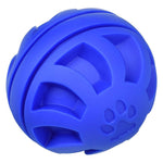 Soft Flex Swirel Ball Dog Toy Hueter Toledo Medium - 5.5" x 5.5" x 5.5" Blue 
