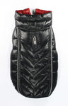 Reversible Winter Dog Jacket - Hip Doggie Featherlite Reversible-Reflective Puffer Vest Black/Red Hip Doggie 