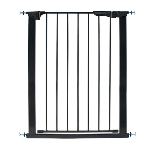 Tall and Wide Auto Close Gateway Pressure Mounted Pet Gate Kidco Black 