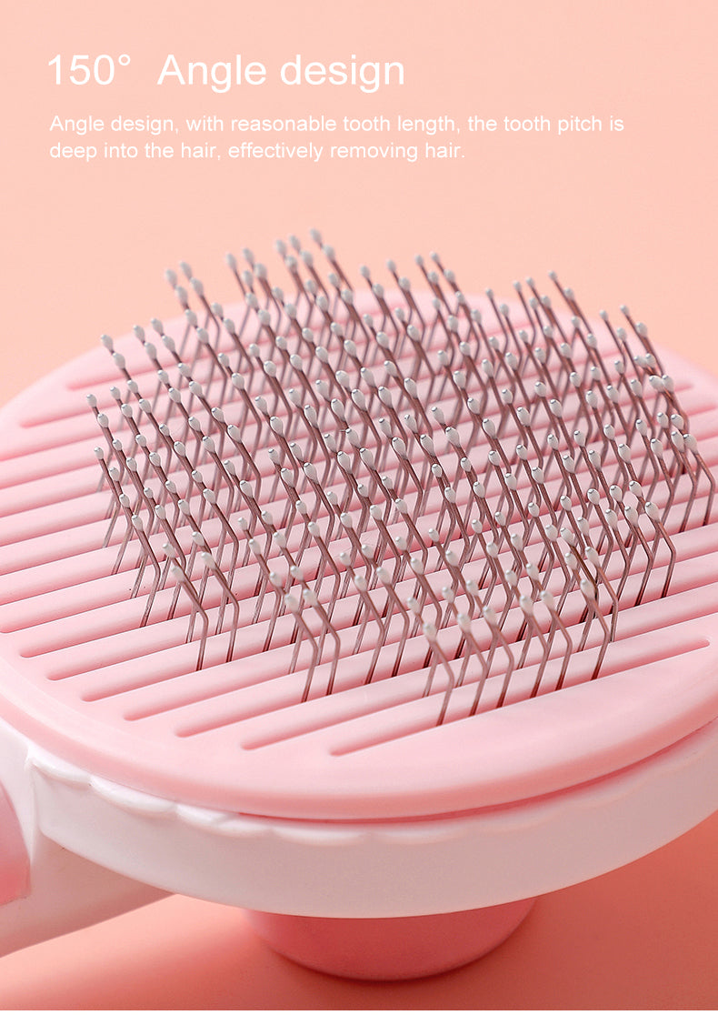 Self Cleaning Cat Brush - Pet Grooming Tool - Cat Accessories 0 InfiniteWags 