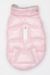 Pink Winter Dog Jacket with Hood - Hip Doggie Elite Reflective Coat - Ice Pink Hip Doggie 