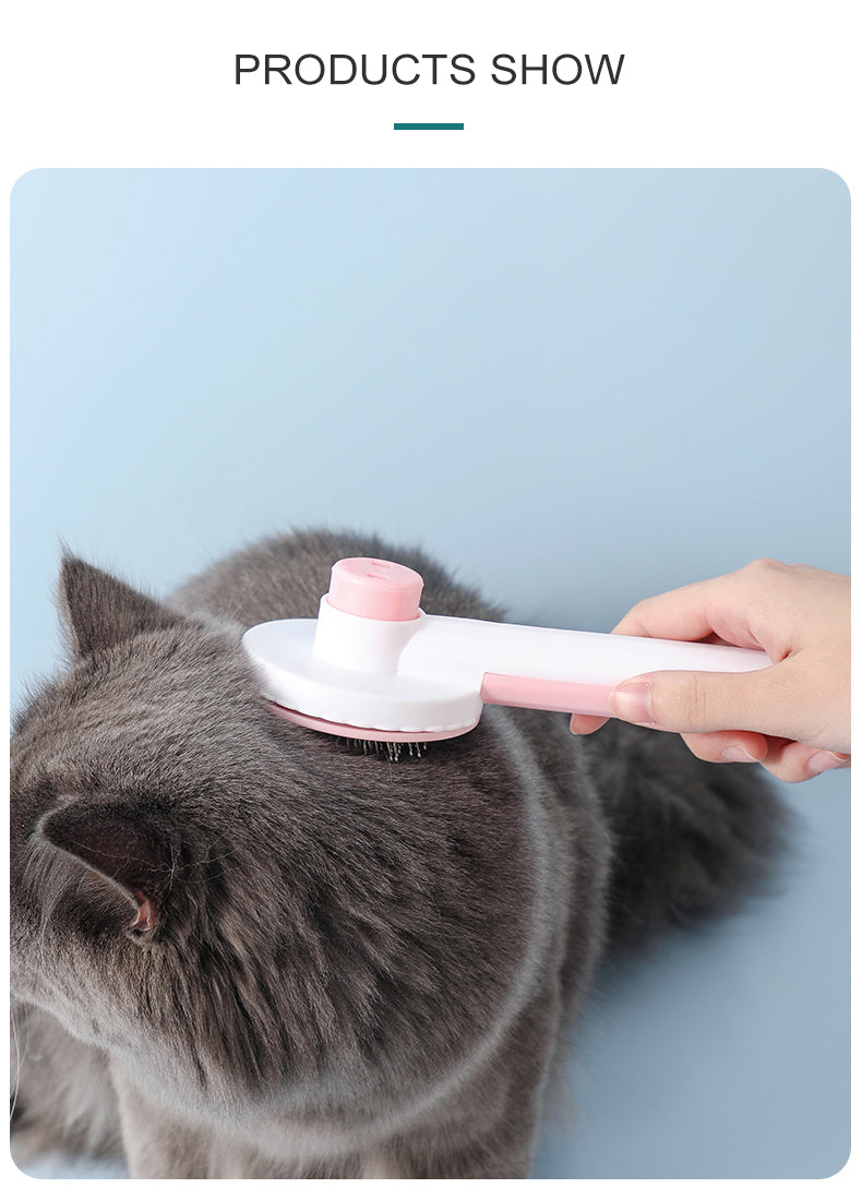 Self Cleaning Cat Brush - Pet Grooming Tool - Cat Accessories 0 InfiniteWags 
