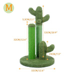 Cactus Cat Tower - Cute Cactus Cat Tree Scratching Post InfiniteWags AMT0066GN 