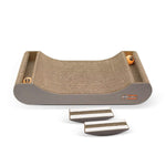 Kitty Tippy Scratch N' Track Cardboard Toy K&H Pet Products 