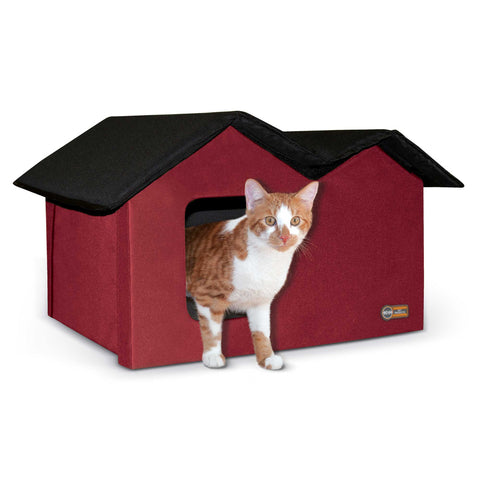 Outdoor Kitty House Extra-Wide Unheated K&H Pet Products 