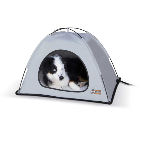 Pet Thermo Tent K&H Pet Products Medium Gray 