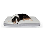 Memory Foam Dog Bed - Memory Sleeper Pet Bed K&H Pet Products Large - 29" x 45" x 3.75" Gray 
