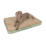 Memory Foam Dog Bed - Memory Sleeper Pet Bed K&H Pet Products Large - 29" x 45" x 3.75" Sage 