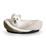 Comfy Nest Dog Bed - Ultimate Comfort K&H Pet Products Large - 36″ x 30″ x 8″ Green / Tan 