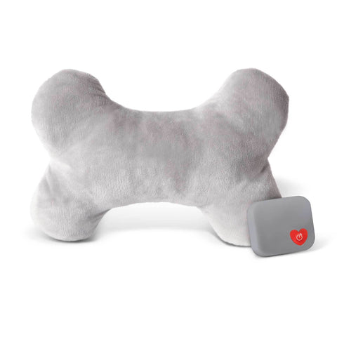 Puppy Heartbeat Pillow - Plush Dog Bone Pillow - Behavioral Aid