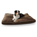 Indoor/Outdoor Dog Bed - Water Resistant - Removable Cover K&H Pet Products Large - 36″ x 48″ x 3.5″ Chocolate 