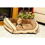 Bolster Couch Pet Bed K&H Pet Products Small Mocha / Tan 