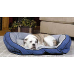 Bolster Couch Pet Bed K&H Pet Products Small Blue / Gray 