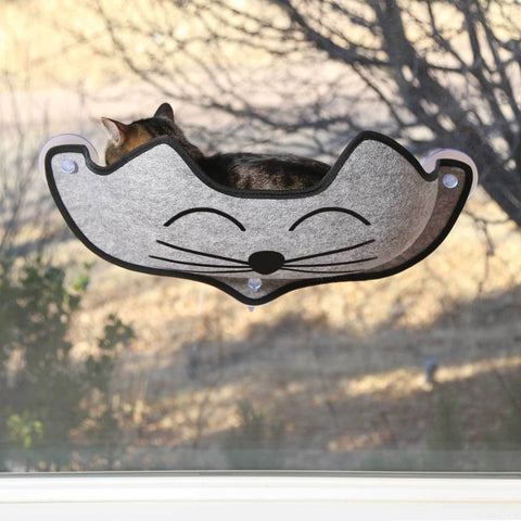Kitty Face Cat Window Bed - EZ Mount Kittyface Window Bed - K&H Pet Products K&H Pet Products 