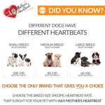 Heated Dog Bed with Heartbeat Dog Pillow - Plush Dog Bone Pillow - Behavioral Aid K&H Pet Products 