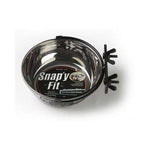 Stainless Steel Snap'y Fit Water and Feed Bowl 20 oz Midwest 