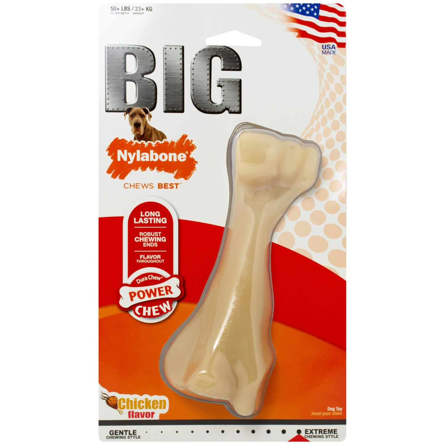Power Chew Big Chew Beef Bone Nylabone 