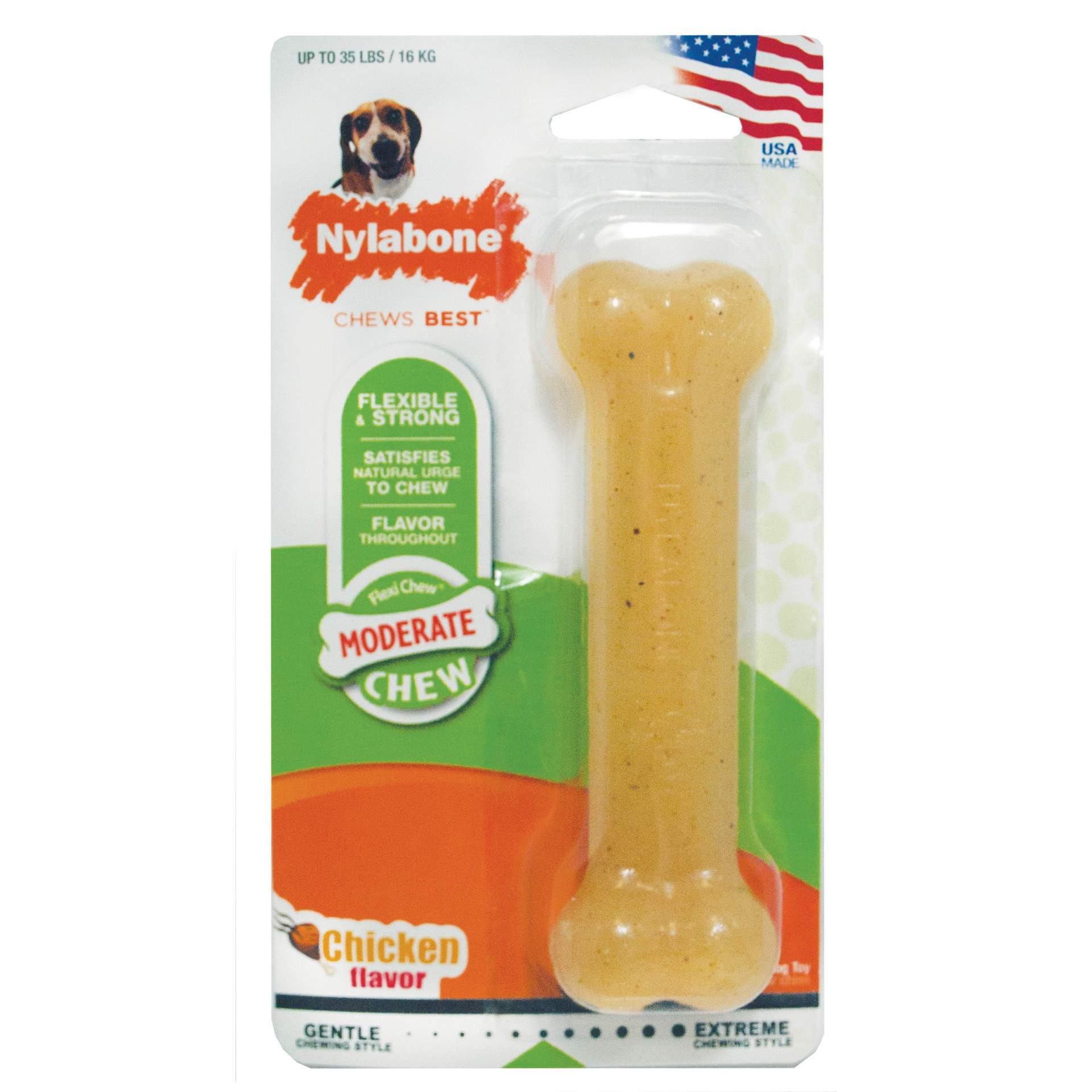 Moderate Chew Dog Chew Toy Chicken Nylabone 
