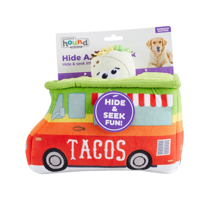 Hide A Taco Dog Toy - Outward Hound Hide A Taco Plush Dog Toy InfiniteWags 