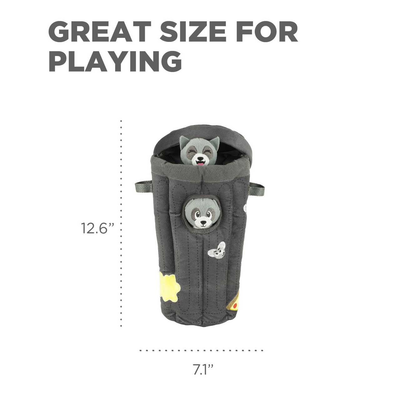 Hide A Raccoon Dog Toy - Outward Hound Hide A Raccoon Plush Dog Toy Outward Hound 