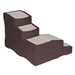 Pet Bed Stairs - 75lb Capacity - Pet Gear Easy Step Bed Pet Stairs Dog Steps Pet Gear 