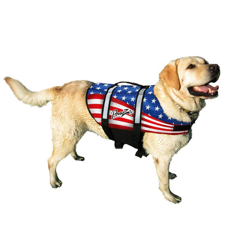 Nylon Dog Life Jacket Pawz Pet Products Extra Small Flag 