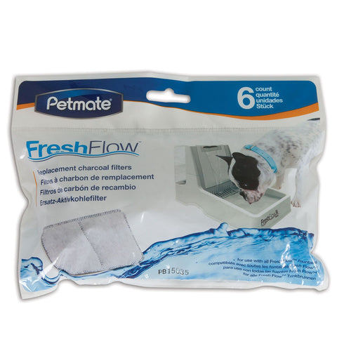 Fresh Flow Replacement Filter 6 count Petmate 
