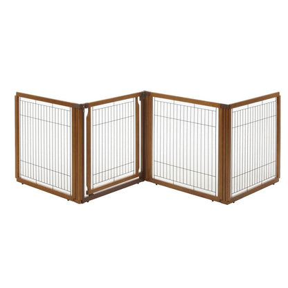 Convertible Elite Pet Gate 4-Panel Richell 