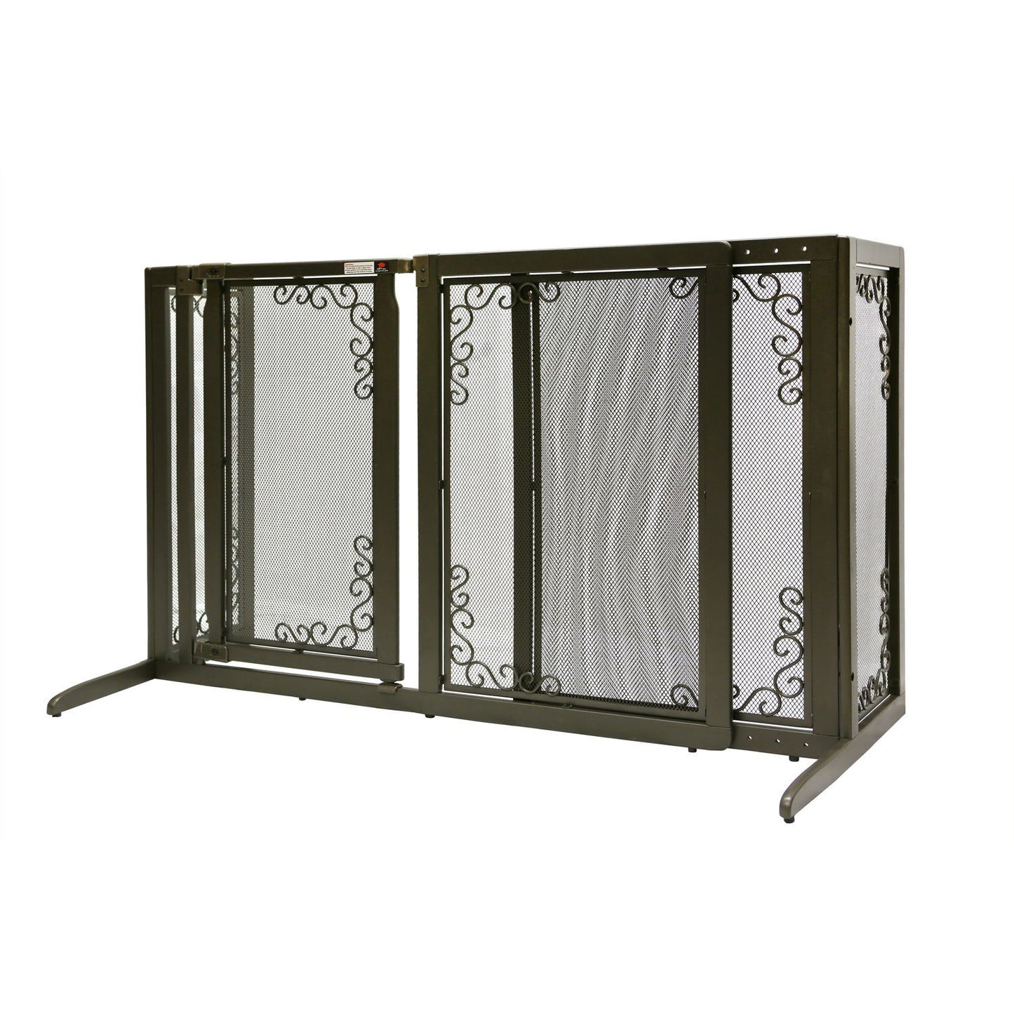 Deluxe Freestanding Mesh Pet Gate Richell 