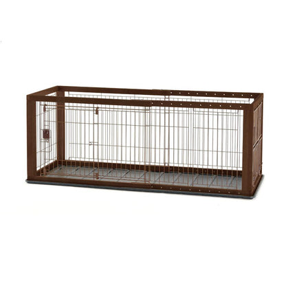 Expandable Pet Crate with Floor Tray Richell 