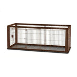 Expandable Pet Crate with Floor Tray Richell 
