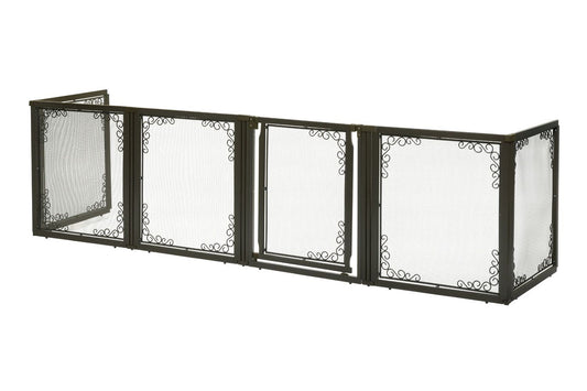 Convertible Elite Mesh Pet Gate 6 Panels Richell 