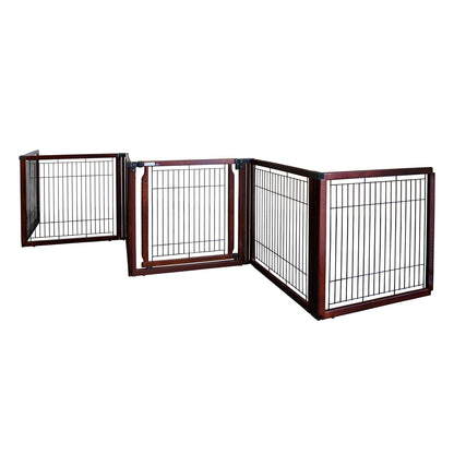 Convertible Elite Freestanding Pet Gate 6-Panel Richell 