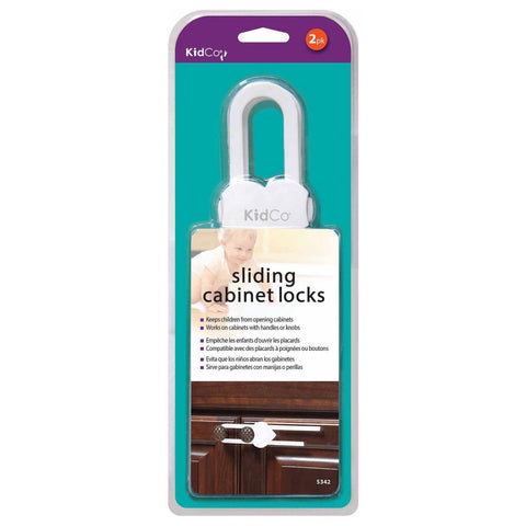 Sliding Cabinet and Drawer Lock 2 pack Kidco 