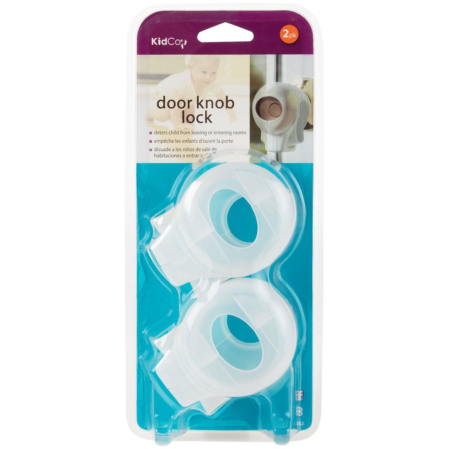Door Knob Lock 2 pack Kidco 