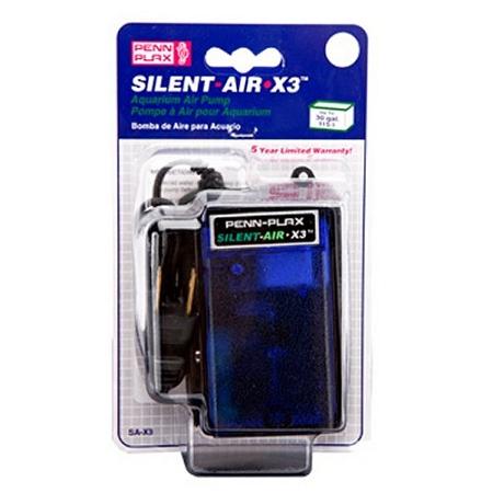 Silent Aquarium Air Pump - Penn Plax Silent-Air Pump for Aquariums Aquariums/Aquarium Pumps Penn Plax 30 Gallon 