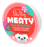 Chicken & Beef Wet Dog Food - Tiki Dog Meaty High Protein Diet Chicken with Beef Recipe in Broth Grain-Free Wet Dog Food, 3-oz cup, case of 8 Dog Food The Honest Kitchen 