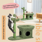 Cactus Cat Tower - Cute Cactus Cat Tree Scratching Post InfiniteWags 