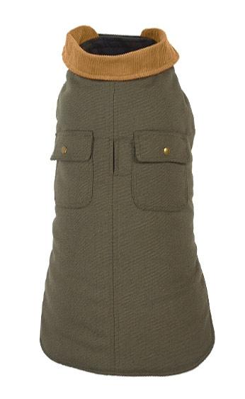 Green Winter Dog Coat - UpCountry Green Chester Barn Coats Dog Jackets UpCountryInc 