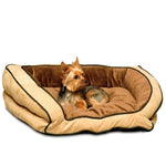 Couch Dog Bed - K&H Pet Products Bolster Couch Pet Bed K&H Pet Products Small Mocha / Tan 