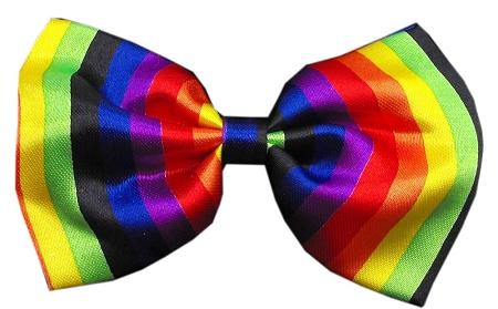 Dog Bow Tie Rainbow InfiniteWags 