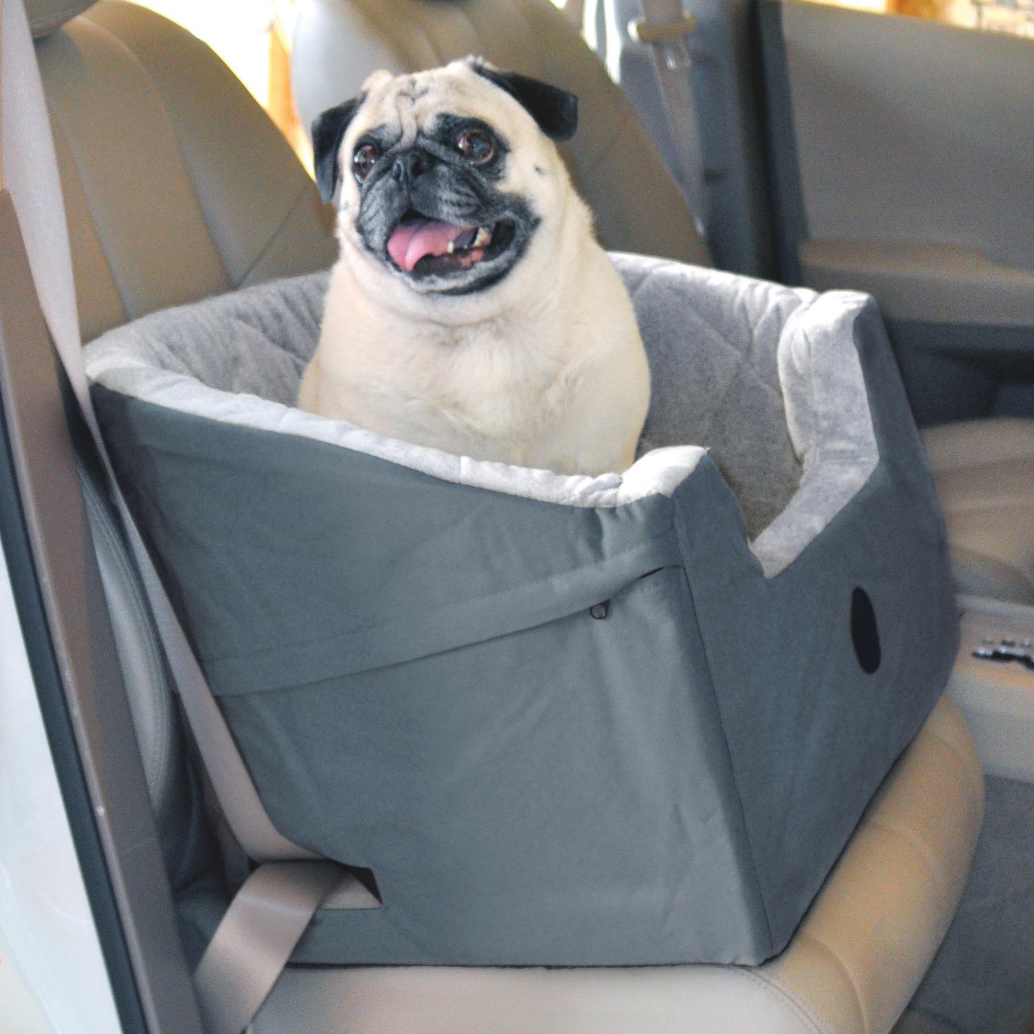 Dog Safety Seat for Cars, Trucks and SUVs - Booster Pet Car Seat - K&H Manufacturing K&H Pet Products 