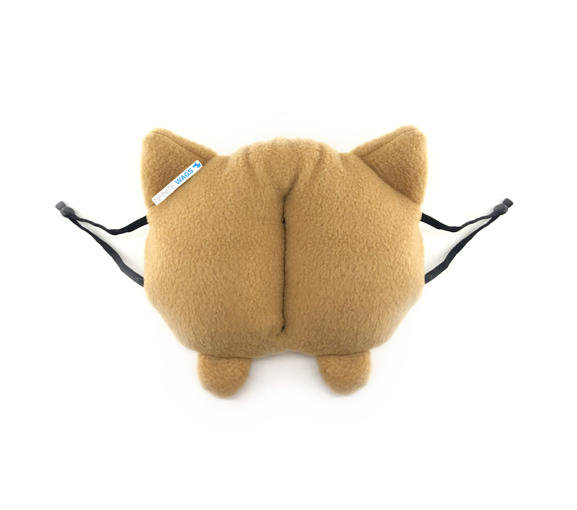 Corgi Butt Face Mask - Funny Face Masks - Novelty Masks InfiniteWags 