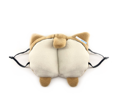 Corgi Butt Face Mask - Funny Face Masks - Novelty Masks InfiniteWags 