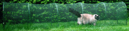 Kittywalk Outdoor Net Cat Enclosure for Lawns Kittywalk 